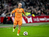 Real Madrid CF legend player Pedro Munitis participates in the match between Ajax Legends and Real Madrid Legends at the Johan Cruijff ArenA...