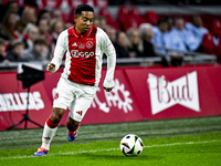 AFC Ajax Amsterdam legend Urby Emanuelson participates in the match between Ajax Legends and Real Madrid Legends at the Johan Cruijff ArenA...