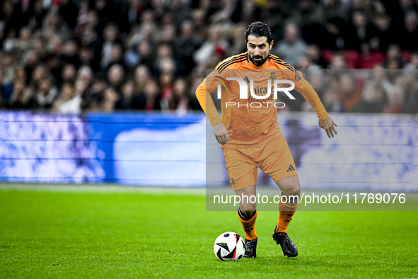 Real Madrid CF legend player Ruben de la Red participates in the match between Ajax Legends and Real Madrid Legends at the Johan Cruijff Are...