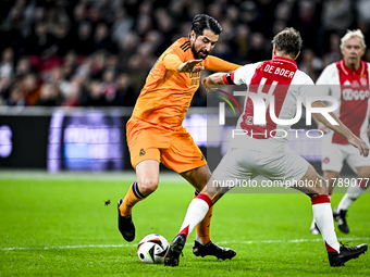 Real Madrid CF legend player Ruben de la Red participates in the match between Ajax Legends and Real Madrid Legends at the Johan Cruijff Are...