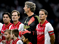 AFC Ajax Amsterdam legend Frank de Boer participates in the match between Ajax Legends and Real Madrid Legends at the Johan Cruijff ArenA fo...