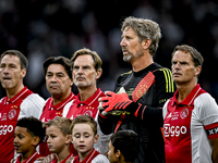 AFC Ajax Amsterdam legend player Frank de Boer, AFC Ajax Amsterdam legend goalkeeper Edwin van der Sar, AFC Ajax Amsterdam legend player Ron...