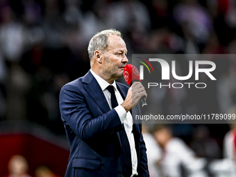 AFC Ajax Amsterdam legend and assistant trainer Danny Blind participates during the match between Ajax Legends and Real Madrid Legends at th...