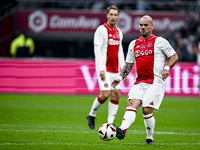 AFC Ajax Amsterdam legend Wesley Sneijder plays during the match between Ajax Legends and Real Madrid Legends at the Johan Cruijff ArenA in...