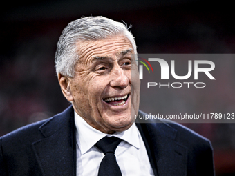 AFC Ajax Amsterdam legend and assistant trainer Sjaak Swart participates during the match between Ajax Legends and Real Madrid Legends at th...