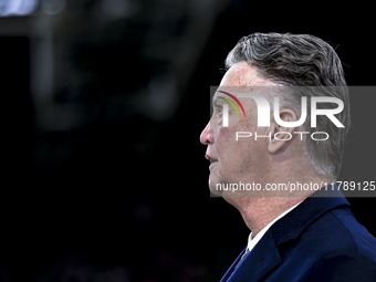 AFC Ajax Amsterdam legend trainer Louis van Gaal participates in the match between Ajax Legends and Real Madrid Legends at the Johan Cruijff...