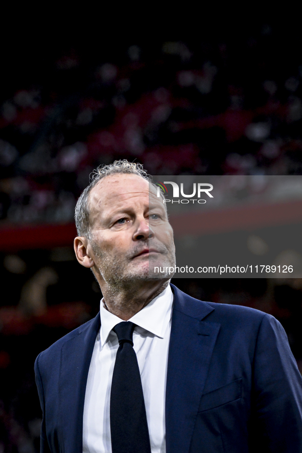 AFC Ajax Amsterdam legend and assistant trainer Danny Blind participates during the match between Ajax Legends and Real Madrid Legends at th...