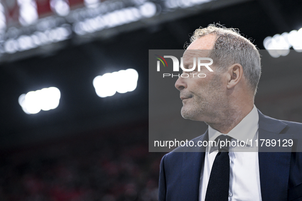 AFC Ajax Amsterdam legend and assistant trainer Danny Blind participates during the match between Ajax Legends and Real Madrid Legends at th...