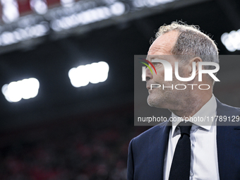 AFC Ajax Amsterdam legend and assistant trainer Danny Blind participates during the match between Ajax Legends and Real Madrid Legends at th...