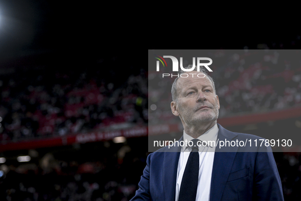 AFC Ajax Amsterdam legend and assistant trainer Danny Blind participates during the match between Ajax Legends and Real Madrid Legends at th...