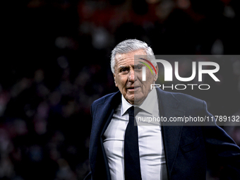 AFC Ajax Amsterdam legend and assistant trainer Sjaak Swart participates during the match between Ajax Legends and Real Madrid Legends at th...