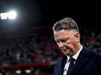 AFC Ajax Amsterdam legend trainer Louis van Gaal participates in the match between Ajax Legends and Real Madrid Legends at the Johan Cruijff...