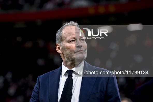 AFC Ajax Amsterdam legend and assistant trainer Danny Blind participates during the match between Ajax Legends and Real Madrid Legends at th...