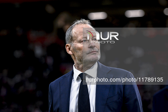 AFC Ajax Amsterdam legend and assistant trainer Danny Blind participates during the match between Ajax Legends and Real Madrid Legends at th...