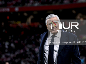 AFC Ajax Amsterdam legend and assistant trainer Sjaak Swart participates during the match between Ajax Legends and Real Madrid Legends at th...