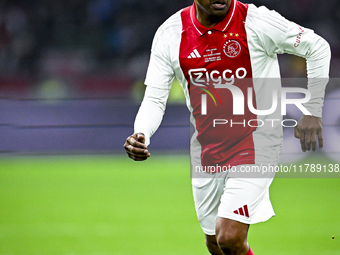 AFC Ajax Amsterdam legend Aron Winter participates in the match between Ajax Legends and Real Madrid Legends at the Johan Cruijff ArenA for...