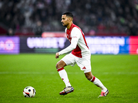 AFC Ajax Amsterdam legend Ricardo van Rhijn plays during the match between Ajax Legends and Real Madrid Legends at the Johan Cruijff ArenA f...