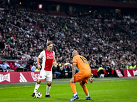 AFC Ajax Amsterdam legend Ronald de Boer participates in the match between Ajax Legends and Real Madrid Legends at the Johan Cruijff ArenA f...