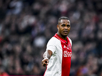 AFC Ajax Amsterdam legend Patrick Kluivert participates in the match between Ajax Legends and Real Madrid Legends at the Johan Cruijff ArenA...