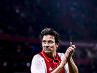 AFC Ajax Amsterdam legend Jari Litmanen plays during the match between Ajax Legends and Real Madrid Legends at the Johan Cruijff ArenA for t...