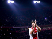 AFC Ajax Amsterdam legend Jari Litmanen plays during the match between Ajax Legends and Real Madrid Legends at the Johan Cruijff ArenA for t...