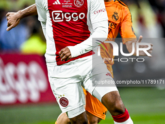 AFC Ajax Amsterdam legend Urby Emanuelson and Real Madrid CF legend Pedro Munitis participate in the match between Ajax Legends and Real Mad...