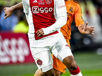 AFC Ajax Amsterdam legend Urby Emanuelson and Real Madrid CF legend Pedro Munitis participate in the match between Ajax Legends and Real Mad...