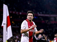 AFC Ajax Amsterdam legend Jari Litmanen plays during the match between Ajax Legends and Real Madrid Legends at the Johan Cruijff ArenA for t...