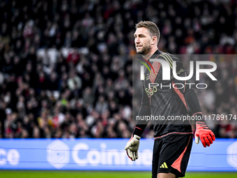 AFC Ajax Amsterdam legend goalkeeper Maarten Stekelenburg participates in the match between Ajax Legends and Real Madrid Legends at the Joha...