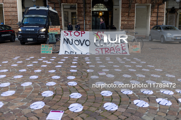 A protest against the reform of the Highway Code takes place in Torino, Italy, on November 18, 2024. The mobilization, which begins on the W...