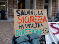 A protest against the reform of the Highway Code takes place in Torino, Italy, on November 18, 2024. The mobilization, which begins on the W...