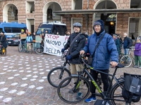 A protest against the reform of the Highway Code takes place in Torino, Italy, on November 18, 2024. The mobilization, which begins on the W...