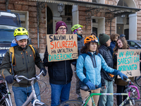 A protest against the reform of the Highway Code takes place in Torino, Italy, on November 18, 2024. The mobilization, which begins on the W...