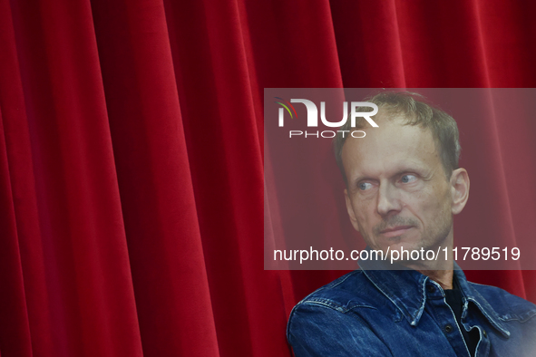 Julian Rosefeldt at opening of the 'Manifesto' exhibition during Camerimage Festival in Torun, Poland on November 17, 2024. 