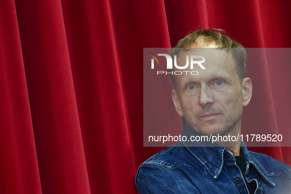 Julian Rosefeldt at opening of the 'Manifesto' exhibition during Camerimage Festival in Torun, Poland on November 17, 2024. 