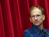 Julian Rosefeldt at opening of the 'Manifesto' exhibition during Camerimage Festival in Torun, Poland on November 17, 2024. (