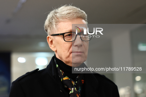 Marek Zydowicz at opening of the 'Manifesto' exhibition during Camerimage Festival in Torun, Poland on November 17, 2024. 