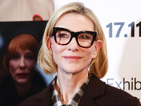 Cate Blanchett at opening of the 'Manifesto' exhibition during Camerimage Festival in Torun, Poland on November 17, 2024. (