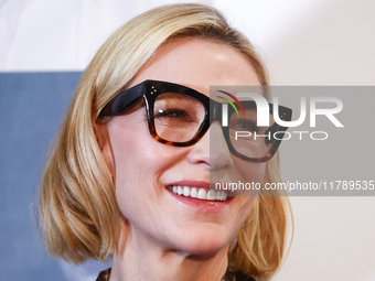 Cate Blanchett at opening of the 'Manifesto' exhibition during Camerimage Festival in Torun, Poland on November 17, 2024. (