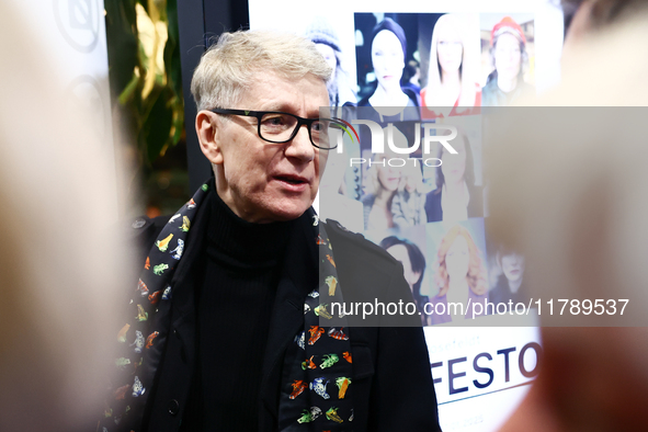 Marek Zydowicz at opening of the 'Manifesto' exhibition during Camerimage Festival in Torun, Poland on November 17, 2024. 