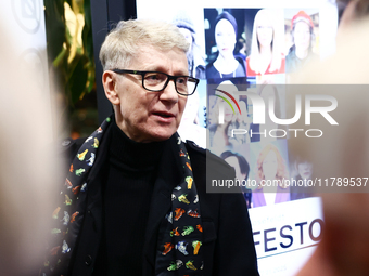 Marek Zydowicz at opening of the 'Manifesto' exhibition during Camerimage Festival in Torun, Poland on November 17, 2024. (