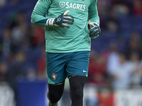 Rui Silva of Portugal warms up before the UEFA Nations League 2024/25 League A Group A1 match between Portugal and Poland at Estadio Do Drag...