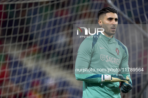 Rui Silva of Portugal looks on before the UEFA Nations League 2024/25 League A Group A1 match between Portugal and Poland at Estadio Do Drag...