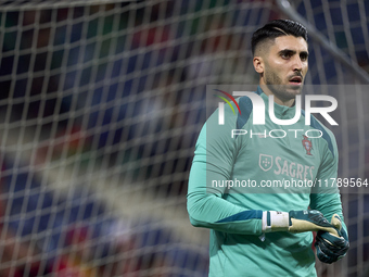 Rui Silva of Portugal looks on before the UEFA Nations League 2024/25 League A Group A1 match between Portugal and Poland at Estadio Do Drag...