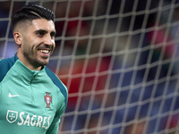 Rui Silva of Portugal looks on during the warm-up prior to the UEFA Nations League 2024/25 League A Group A1 match between Portugal and Pola...