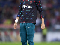 Francisco Trincao of Portugal looks on during the warm-up prior to the UEFA Nations League 2024/25 League A Group A1 match between Portugal...