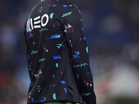 Joao Felix of Portugal looks on during the warm-up prior to the UEFA Nations League 2024/25 League A Group A1 match between Portugal and Pol...