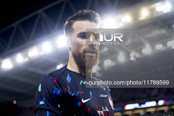 Jose Sa of Portugal looks on before the UEFA Nations League 2024/25 League A Group A1 match between Portugal and Poland at Estadio Do Dragao...