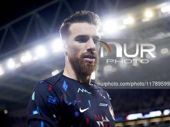 Jose Sa of Portugal looks on before the UEFA Nations League 2024/25 League A Group A1 match between Portugal and Poland at Estadio Do Dragao...