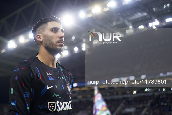 Rui Silva of Portugal looks on before the UEFA Nations League 2024/25 League A Group A1 match between Portugal and Poland at Estadio Do Drag...